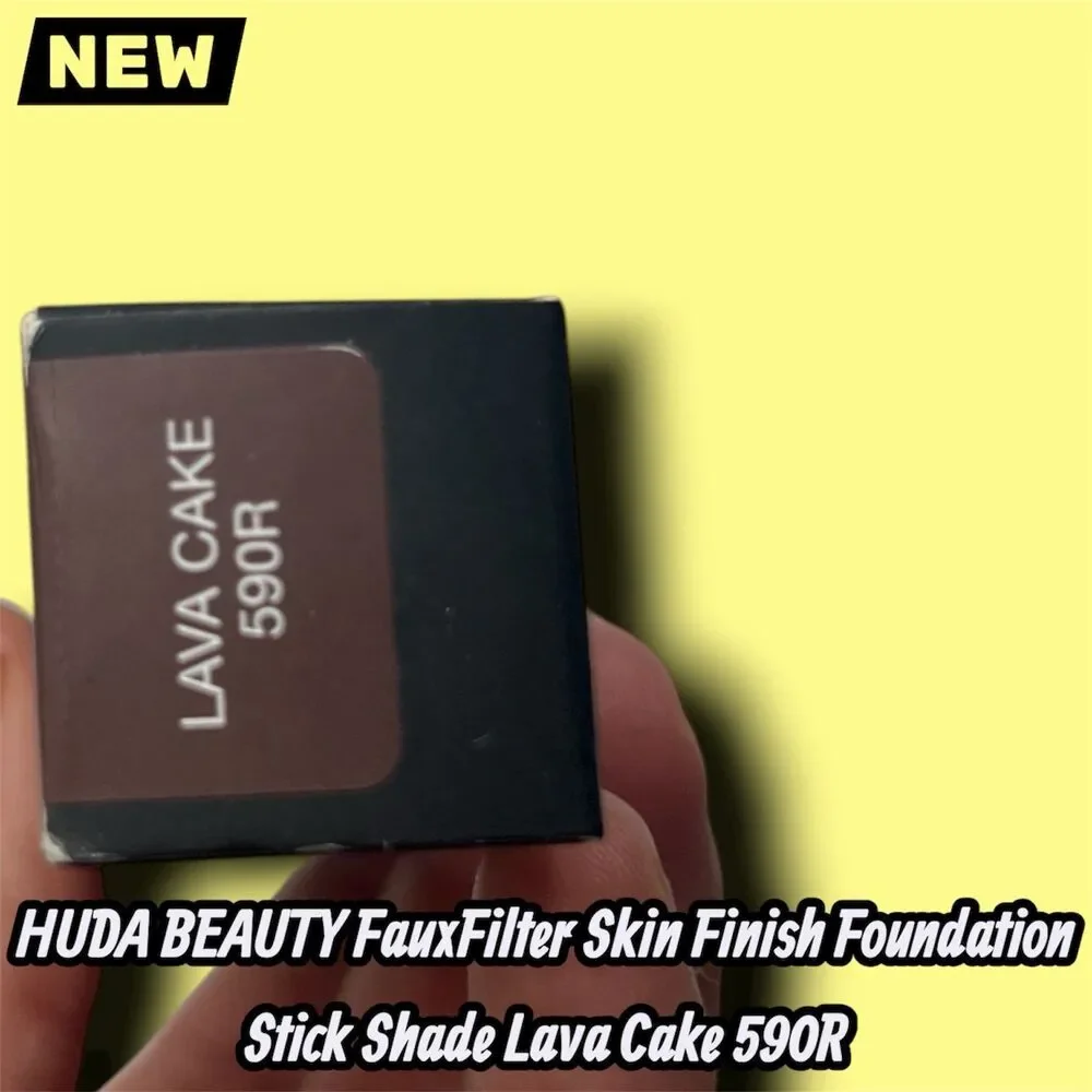 New HUDA BEAUTY FauxFilter Skin Finish Foundation Stick Shade Lava Cake 590R
